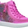 Pink Printed Canvas BILLY Classic Lace Highs