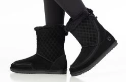 FINAL SALE - Black BILLY Cozy Quilt Lux Boots -Footwear Store BK21326 001 studio standing 1 940x614 857a0fa7 c182 4c54 b506 86d402ff0767