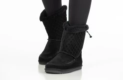 FINAL SALE - Black BILLY Cozy Quilt Lux Boots -Footwear Store BK21326 001 studio standing 2 940x614 553e2d82 8214 442d 9307 bcac356cb837