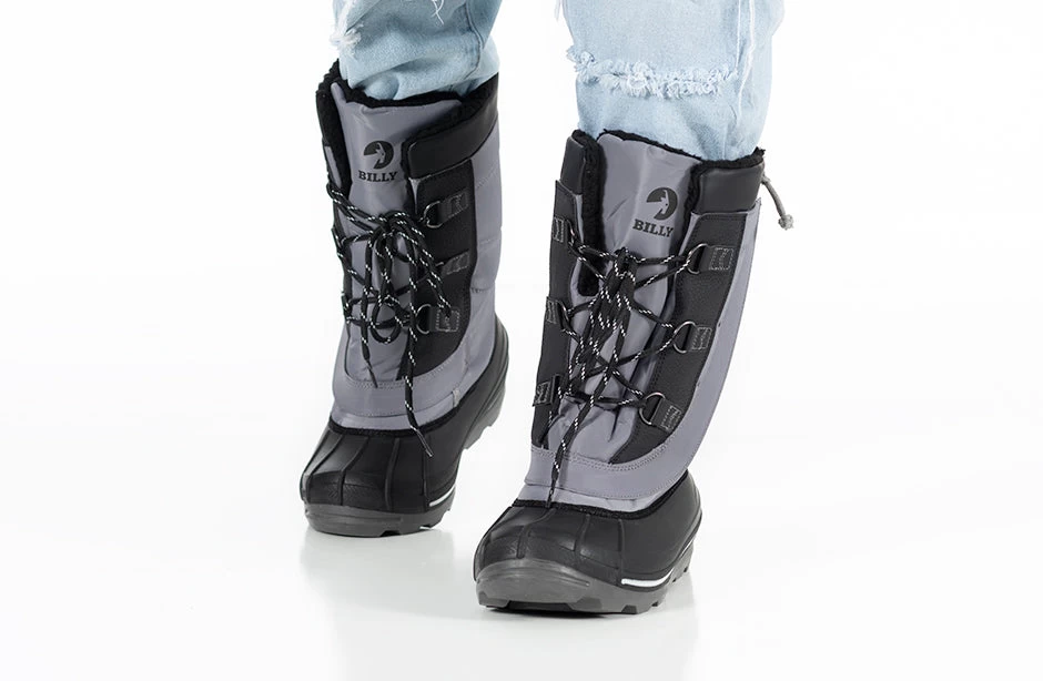 Grey BILLY Ice Winter Boots 10 Grey BILLY Ice Winter Boots - Image 8