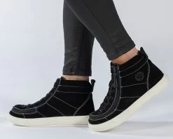 Black Suede BILLY Ten9 Street High Tops -Footwear Store BK21329 001 studio standing 1 880x704 1f76dbfb f305 4eaf a6fc fbc1eb76e9c5