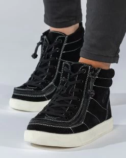 Black Suede BILLY Ten9 Street High Tops -Footwear Store BK21329 001 studio standing 2 704x880 d3a68aac 2f72 472a 9408 801b9877332d