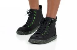 FINAL SALE - Black/Green Speckle BILLY Classic Lace High Tops -Footwear Store BK22100 002 studio standing 2 940x614 9b6c7f84 a0d8 4857 a067 af4b3fe706b6