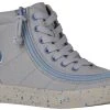FINAL SALE - Grey/Blue Speckle BILLY Classic Lace High Tops -Footwear Store BK22100 020 45 lateral 940x614 b5432620 c79d 4c74 a446 cbc5dcce5b3e