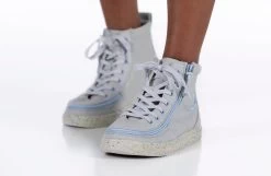 FINAL SALE - Grey/Blue Speckle BILLY Classic Lace High Tops -Footwear Store BK22100 020 studio standing 2 940x614 1a06ad44 eac0 45cb 9fab e179630b0f2f