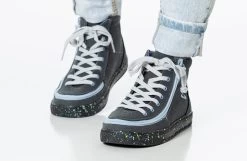 FINAL SALE - Charcoal/Blue Speckle BILLY Classic Lace High Tops -Footwear Store BK22100 021 studio standing 2 940x614 d407dd69 6270 4a22 8ca3 cdc69df9e97f