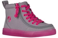 Footwear Store 39 FINAL SALE - Grey/Pink BILLY Classic Lace High Tops