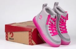 FINAL SALE - Grey/Pink BILLY Classic Lace High Tops -Footwear Store BK22100 050 studio 2 940x614 e786d9be fe3c 4b1a b73c 387f4e648994
