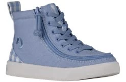 Footwear Store 43 FINAL SALE - Blue Gingham BILLY Classic Lace High Tops