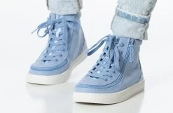 FINAL SALE - Blue Gingham BILLY Classic Lace High Tops -Footwear Store BK22100 450 studio standing 2 940x614 ee26932e daad 4d25 8b06 312a430ad5d5