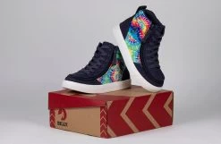 Navy Tie Dye BILLY Street High Tops -Footwear Store BK22110 410 studio 3 940x614 c63cfa99 455a 46c5 9f14 08a535ca3e4d