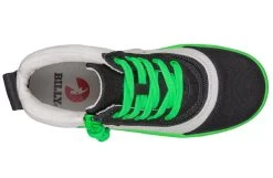 FINAL SALE - Black/Green BILLY Street Short Wrap High Tops -Footwear Store BK22111 002 top 940x614 707a39ff 6252 4ed8 9ca1 9442722b357b