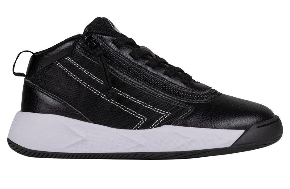 FINAL SALE - Black/White BILLY Sport Hoop Athletic Sneakers 4 FINAL SALE - Black/White BILLY Sport Hoop Athletic Sneakers - Image 2