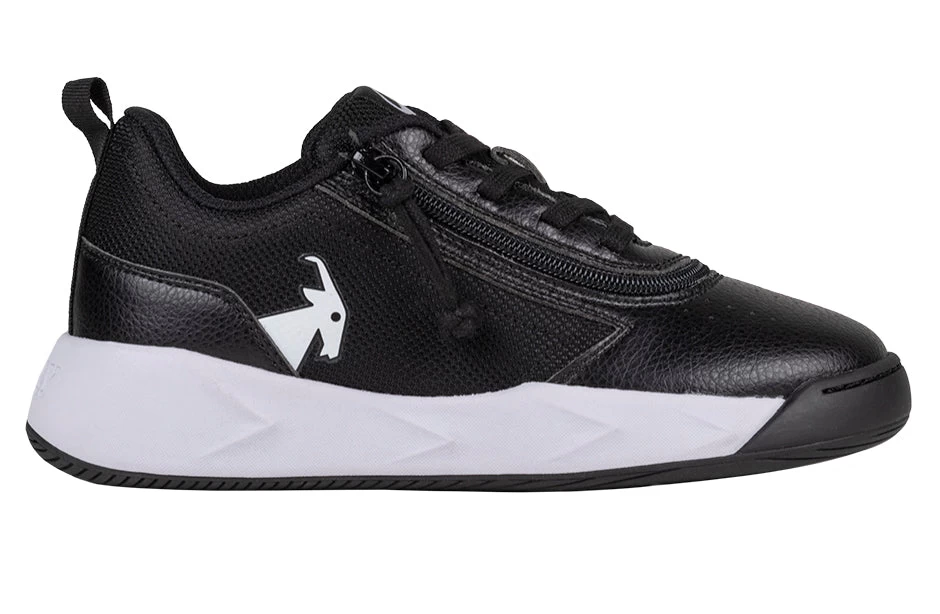 FINAL SALE - Black/White BILLY Sport Court Athletic Sneakers 4 FINAL SALE - Black/White BILLY Sport Court Athletic Sneakers - Image 2