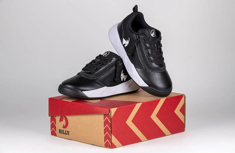 FINAL SALE - Black/White BILLY Sport Court Athletic Sneakers 10 FINAL SALE - Black/White BILLY Sport Court Athletic Sneakers - Image 8