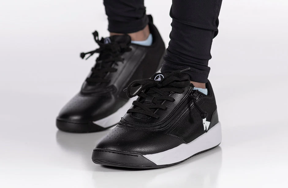FINAL SALE - Black/White BILLY Sport Court Athletic Sneakers 12 FINAL SALE - Black/White BILLY Sport Court Athletic Sneakers - Image 10