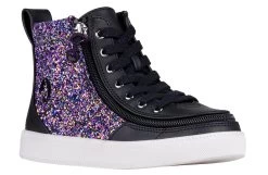 Footwear Store 15 Black Fuchsia Glitz BILLY Classic Lace High Tops