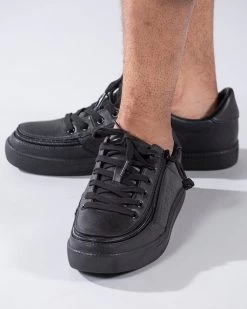 FINAL SALE - Men's Black To The Floor BILLY Low Sneakers -Footwear Store BM20003 002 Studio2 704x880 1