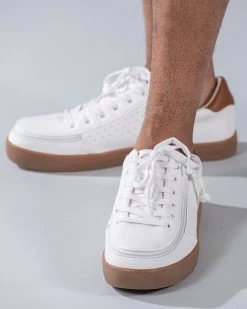 FINAL SALE - Men's White BILLY Low Sneakers -Footwear Store BM20003 100 Studio2 704x880 1