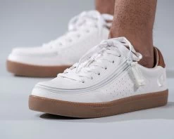 FINAL SALE - Men's White BILLY Low Sneakers -Footwear Store BM20003 100 Studio3 880x704 1