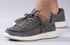 Men's Grey Suede BILLY Comfort Lows -Footwear Store BM20101 030 studio standing 2 940x614 957b0744 b506 45fb 98b2 fc9d2f25e452