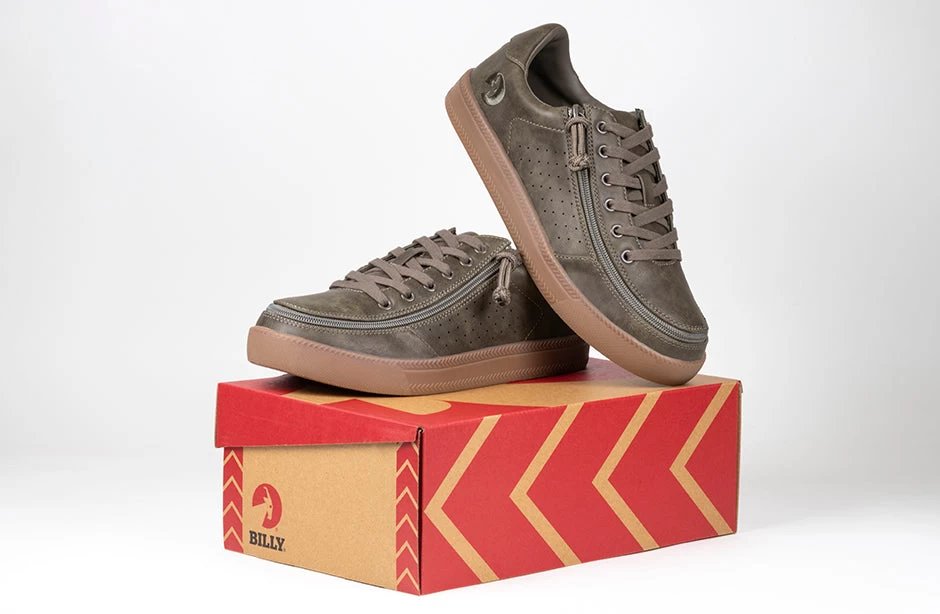 FINAL SALE - Men's Olive BILLY Sneaker Lows 13 FINAL SALE - Men's Olive BILLY Sneaker Lows - Image 12
