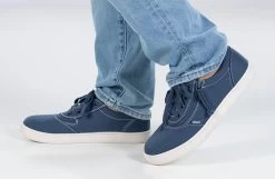 FINAL SALE - Men's Blue/White Stitch BILLY Sneaker Low Tops -Footwear Store BM22128 410 studio standing 1 940x614 e4a18fb2 9482 46ec 85a9 93b77f6b450e