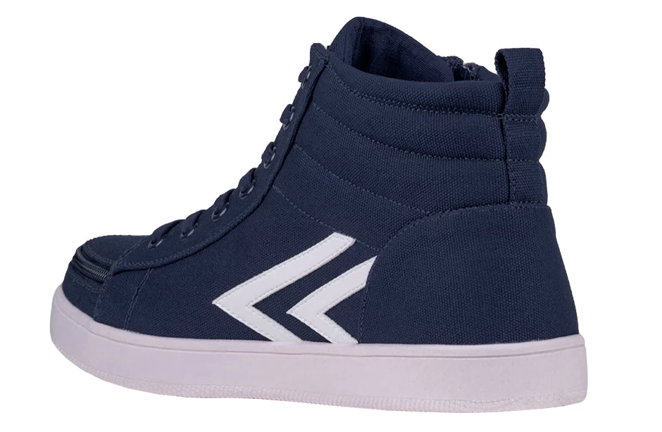 Men's Navy/White BILLY CS Sneaker High Tops 5 Men's Navy/White BILLY CS Sneaker High Tops - Image 3