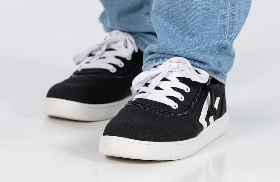 Men's Black/White BILLY CS Sneaker Low Tops 13 Men's Black/White BILLY CS Sneaker Low Tops - Image 11