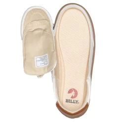 FINAL SALE - Women's White (Brown Mustache) BILLY Low Sneakers -Footwear Store BW20007 100 Open 880x880 15bc46a2 ee29 40b3 8bb4 56974c8061cd