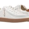 FINAL SALE - Women's White (Brown Mustache) BILLY Low Sneakers -Footwear Store BW20007 100 Side by Side 880x586 52566dc5 f9c0 4a59 ba49 37274c68b232