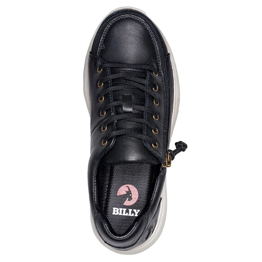FINAL SALE - Women's Black Leather BILLY Comfort Lows 5 FINAL SALE - Women's Black Leather BILLY Comfort Lows - Image 3