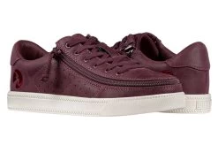 FINAL SALE - Women's Burgundy BILLY Sneaker Lows