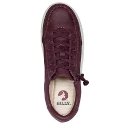 FINAL SALE - Women's Burgundy BILLY Sneaker Lows -Footwear Store BW20305 601 Top 880x880 1
