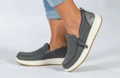 FINAL SALE - Women's Charcoal BILLY Comfort Mocs -Footwear Store BW21118 021 studio standing 1 940x614 fadafb9a 2661 42e5 8eb2 f338a8868be2