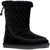 FINAL SALE - Women's Black BILLY Cozy Quilt Lux Boots