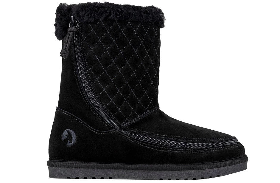 FINAL SALE - Women's Black BILLY Cozy Quilt Lux Boots 4 FINAL SALE - Women's Black BILLY Cozy Quilt Lux Boots - Image 2