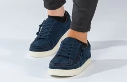 FINAL SALE - Women's Navy BILLY Sneaker Low Tops -Footwear Store BW21328 410 studio standing 2 940x614 b15a154b a54e 466b 9fa7 952f001bf3b3