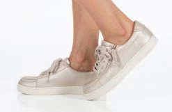 FINAL SALE - Women's Champagne BILLY Sneaker Low Tops -Footwear Store BW21328 710 studio standing 1 940x614 d8bc1fe9 81b1 42e7 91df d7e33c4fcae1