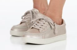 FINAL SALE - Women's Champagne BILLY Sneaker Low Tops -Footwear Store BW21328 710 studio standing 2 940x614 f3f2f4d7 004e 41fb bede 02d59c8460b8