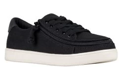 FINAL SALE - Women's Black Canvas BILLY Sneaker Low Tops