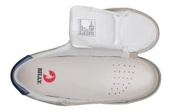 FINAL SALE - Women's White (Navy Mustache) BILLY Sneakers -Footwear Store BW22128 101 open 940x614 ebb4b9d5 2821 4289 8342 ac843fd221c8