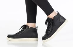 FINAL SALE - Women's Black BILLY Sneaker Lace Mid Tops 20 FINAL SALE - Women's Black BILLY Sneaker Lace Mid Tops -Footwear Store BW22135 001 studio standing 1 940x614 a6ab9639 0ffb 461d a276 bda67faca0af