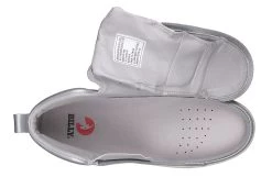 FINAL SALE - Women's Silver Grey Metallic BILLY Sneaker Lace Mid Tops -Footwear Store BW22135 040 open 940x614 2be0cfbc cf87 43d5 a30d a744ad4d6f33