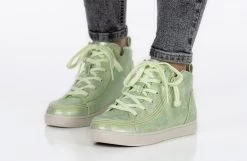 FINAL SALE - Women's Cucumber Green BILLY Sneaker Lace Mid Tops -Footwear Store BW22135 330 studio standing 2 940x614 9b5e321e 66f4 449a 875d 02b749d31fba