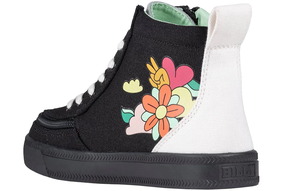 UNI Love Black Multi BILLY Classic Lace High Tops 5 UNI Love Black Multi BILLY Classic Lace High Tops - Image 3