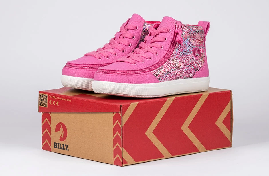 Fuchsia Snake BILLY Classic D|R II High Tops 9 Fuchsia Snake BILLY Classic D|R II High Tops - Image 7