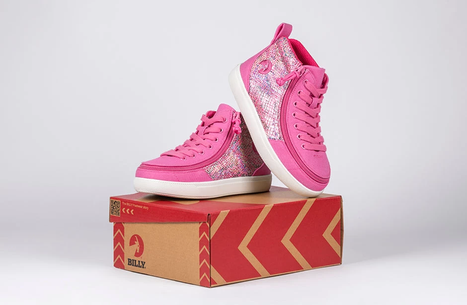 Fuchsia Snake BILLY Classic D|R II High Tops 11 Fuchsia Snake BILLY Classic D|R II High Tops - Image 9