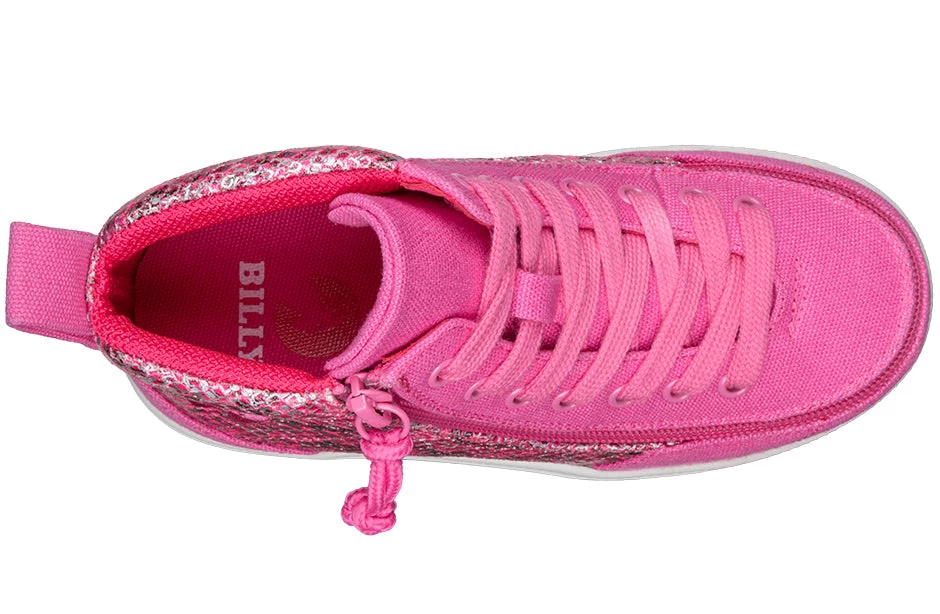 Fuchsia Snake BILLY Classic D|R II High Tops 6 Fuchsia Snake BILLY Classic D|R II High Tops - Image 4