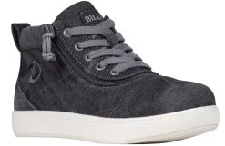 Footwear Store 5 Black Acid Wash BILLY D|R II Short Wrap High Tops